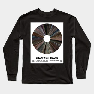 minimal_Crazy Rich Asians Warp Barcode Movie Long Sleeve T-Shirt